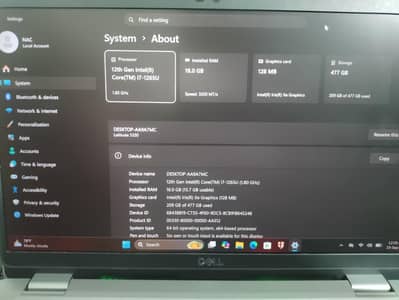 DELL LATITUDE 5330- CORE i7 12GEN 16GB RAM 512GB NVME