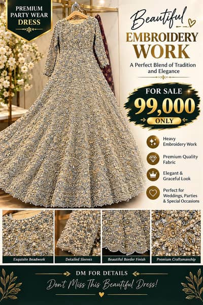 WALEMA / NIKKAH / BRIDAL Dress