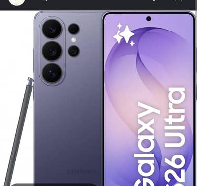 Samsung Mobile S26 Ultra 12/512