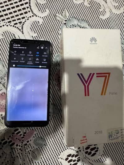 Huawei Y7 prime 2018 with box