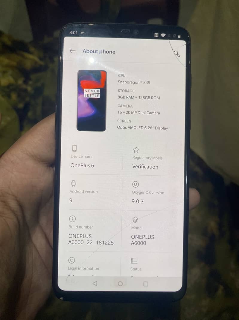 One Plus 6 6