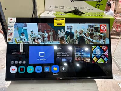 32" smart wifi bodarless led TV