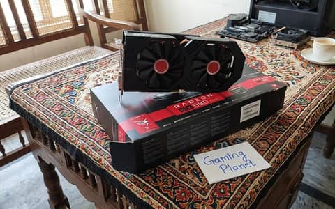 XFX RX 580 8GB Wth Box Like 10/10