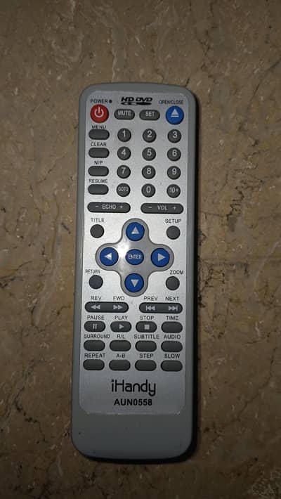 DVD remote control