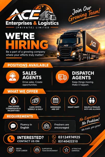 Sales Representative – Trucking & Dispatch