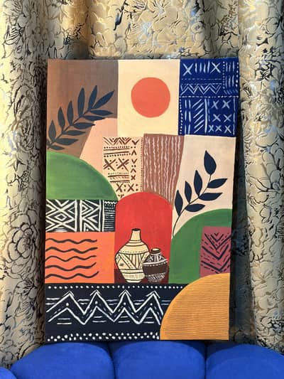 Boho Art Handmade painting