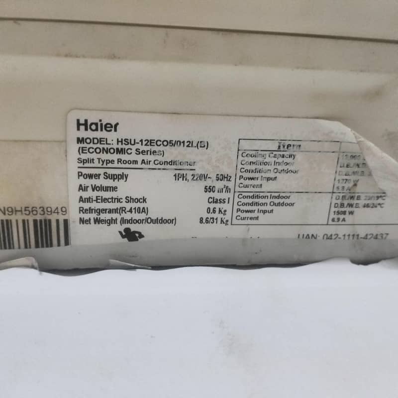 Split Ac used 3