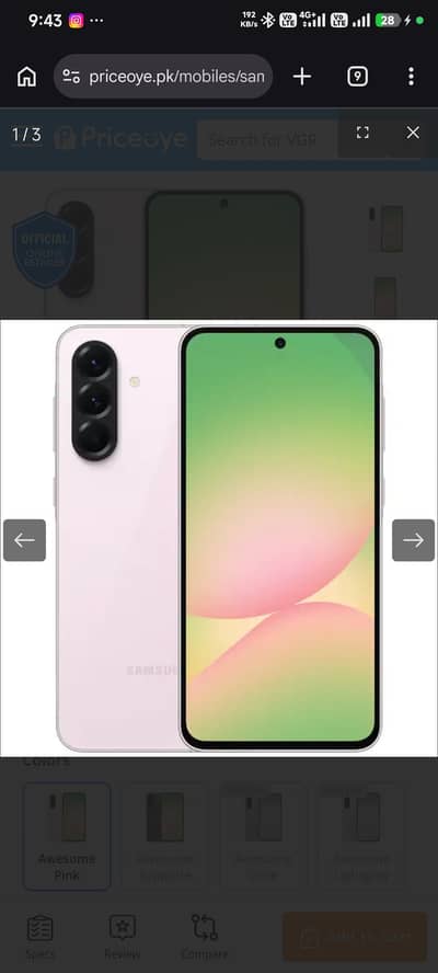 Samsung Mobile A56