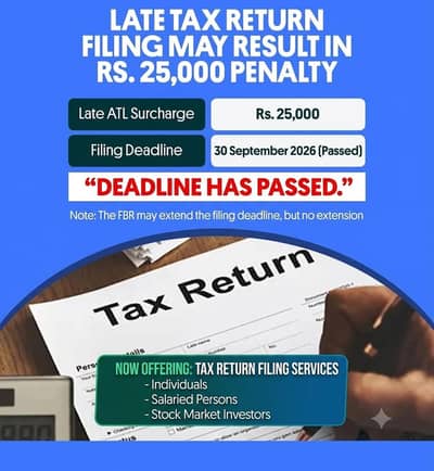 Professional Income Tax Return Filing Service | FBR