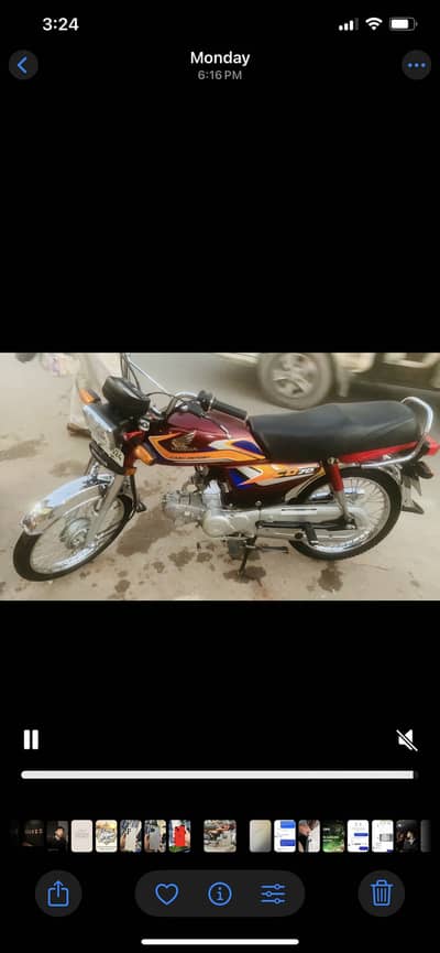 Cd 70 bike 2025 model condition 10/10 everything is A-one