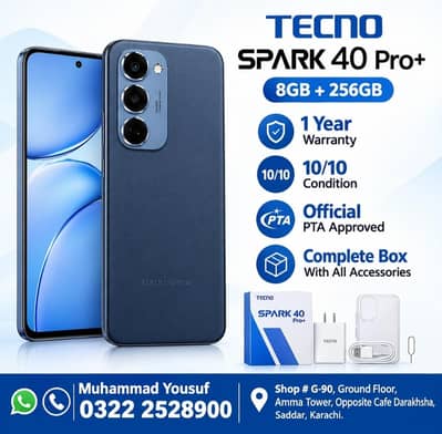 Tecno Spark 40 Pro Plus 8/256