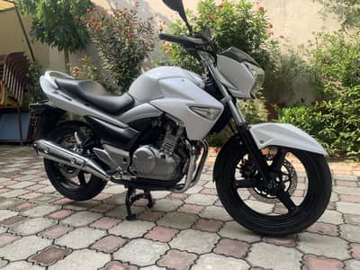 Suzuki Inazuma GW250 — Pearl White