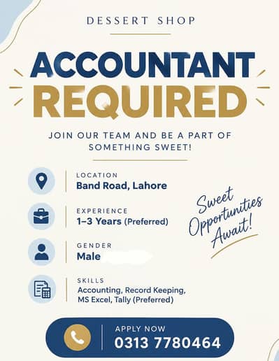Account Required For Bakery