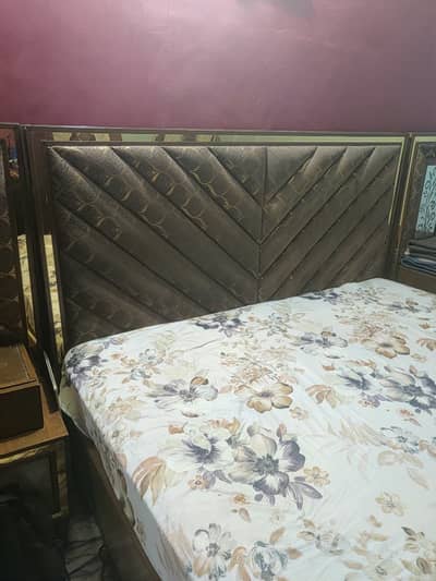  Premium Bed + 2 Side Tables for Sale