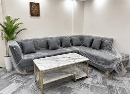 L shape brand new sofa set for sale