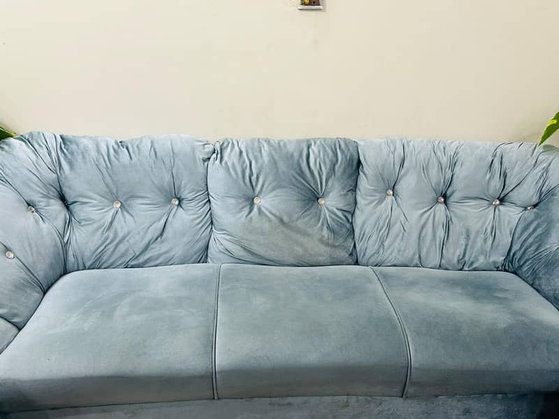 7 seater sofa with table 2