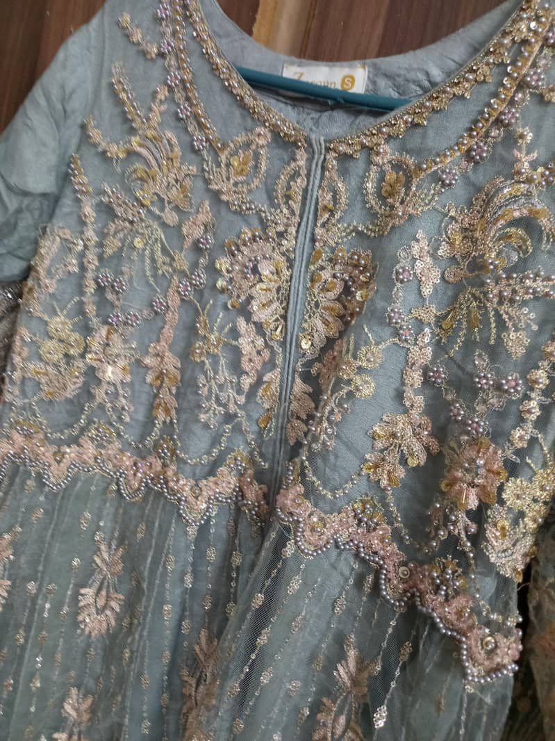 hand work Net long maxi 1