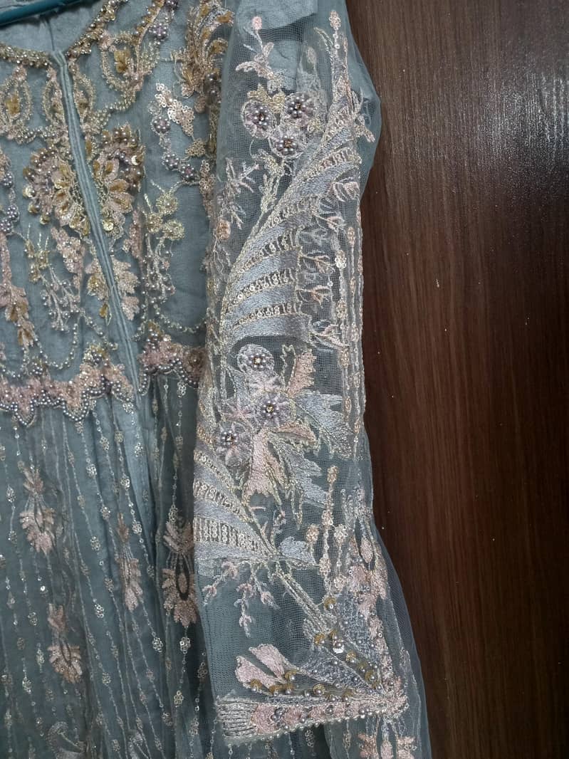 hand work Net long maxi 3