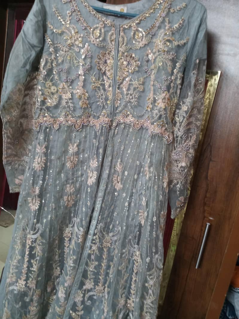 hand work Net long maxi 5