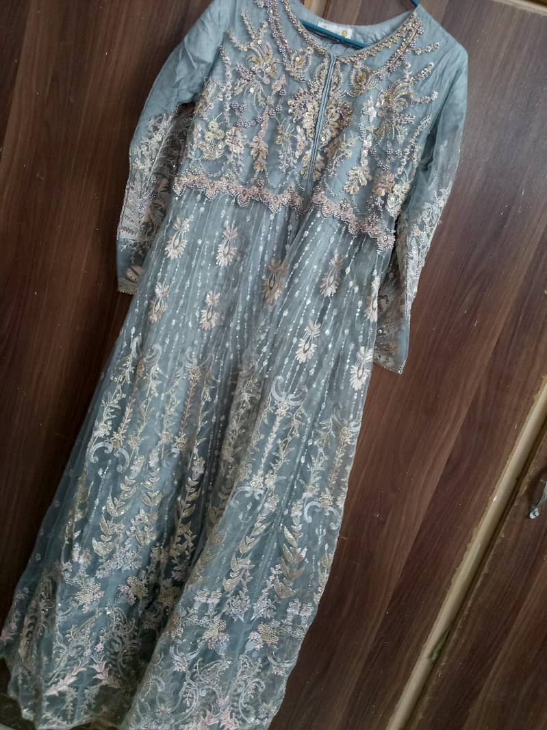 hand work Net long maxi 7