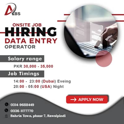 Data Entry Operator