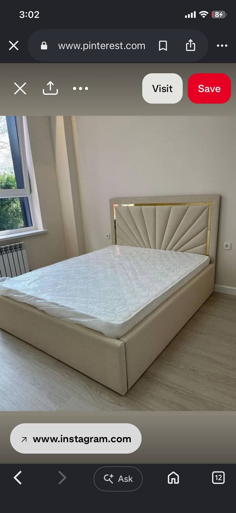 Cushion/tufted bed 8