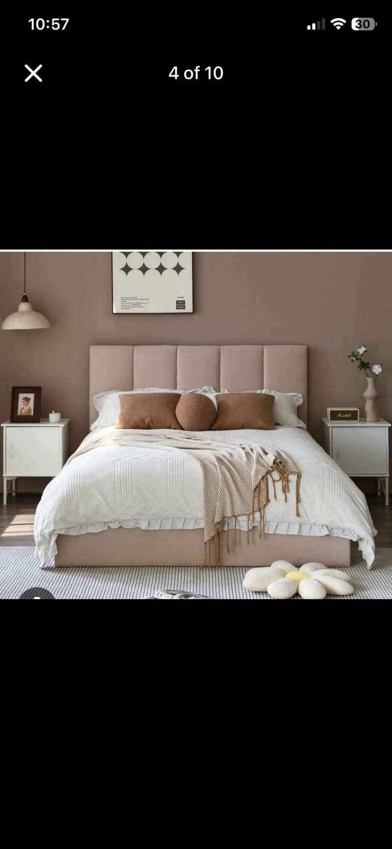 Cushion/tufted bed 9