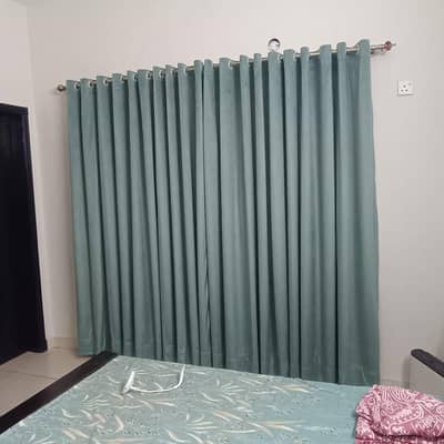 Beautiful Plain Velvet Curtains with lining
