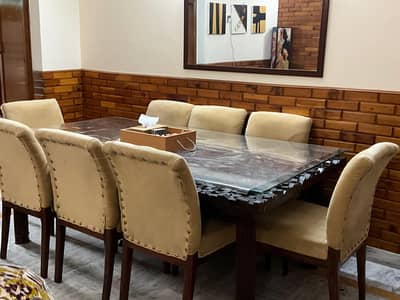 8 seater shesham dining table for sale