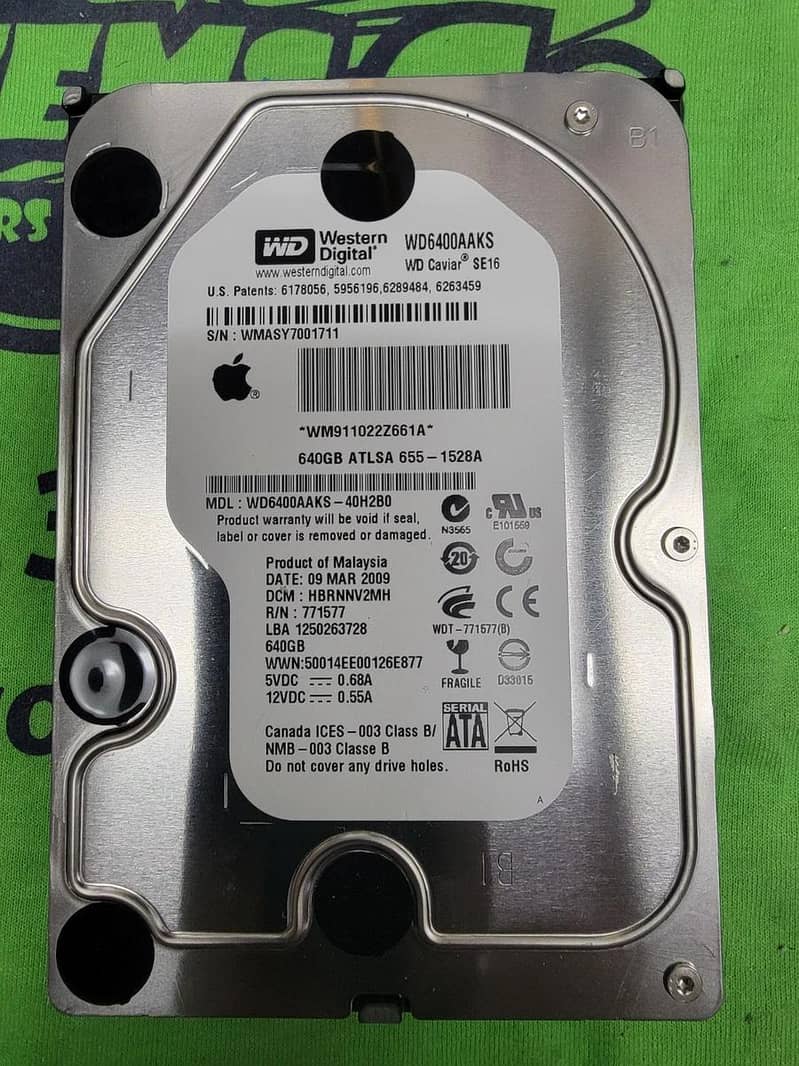 WD 500GB harddisk drive 0