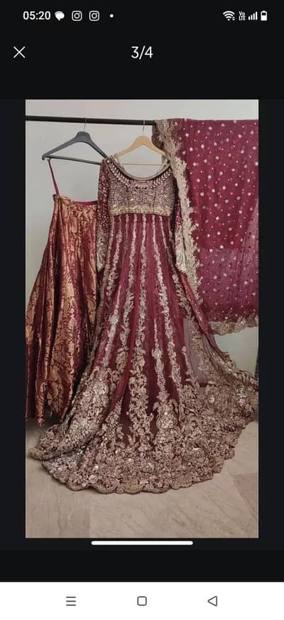 Teena durrani bridal dress (brand new) small size