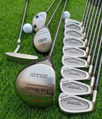Left hand  golf kit Graphite Shaft  excellent condition