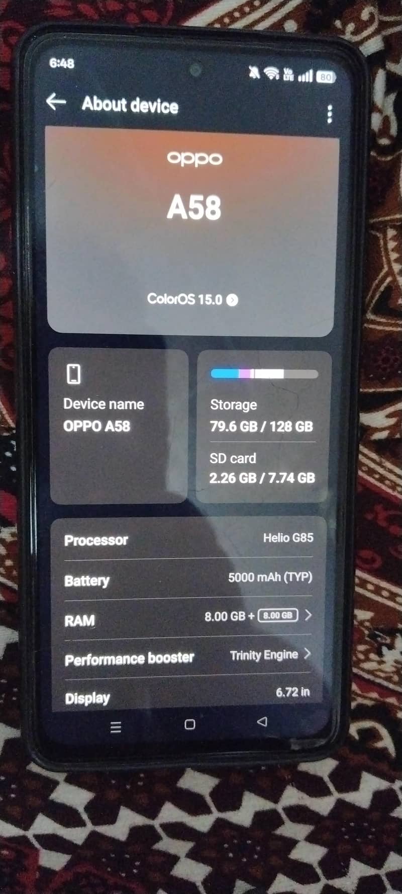 OPPO A58 1
