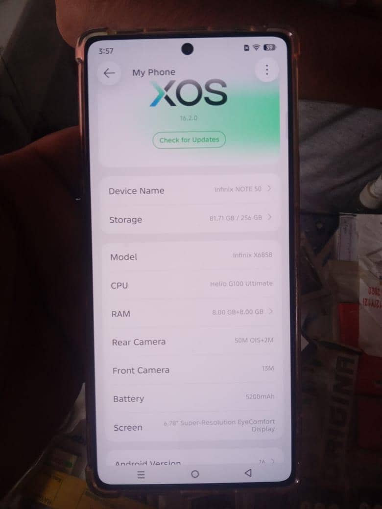 infinix Note 50 5