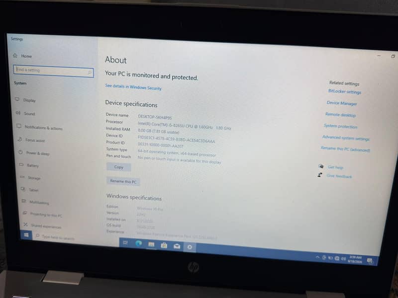 HP pro book 6