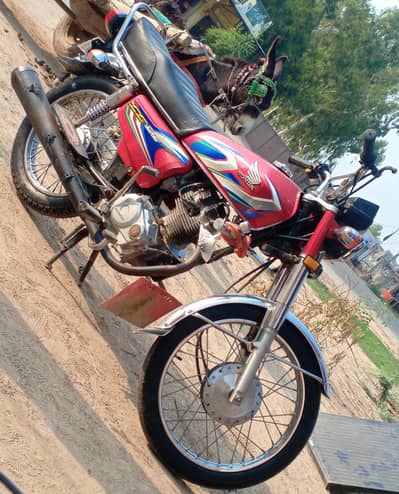 Honda CG 125 2022 Model Total Genuine Seal Engine Punjab Number