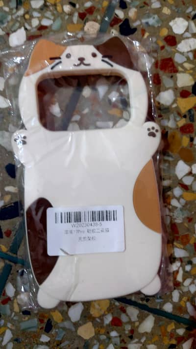 iPhone 17 Pro – Cute 3D Calico Cat Silicone Case