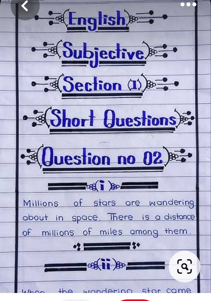 Hand writing assignment 0