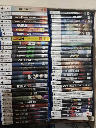 PS5 - PS4 - XBOX One - Used game Discs - Different Prices