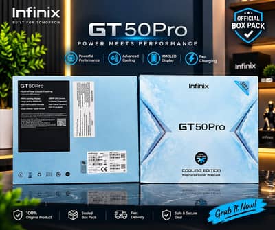 Infinix GT 50 Pro 12/256GB | Brand New Box Pack | 100% Original