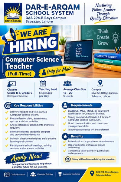 Computer Science Teacher (Full-Time)