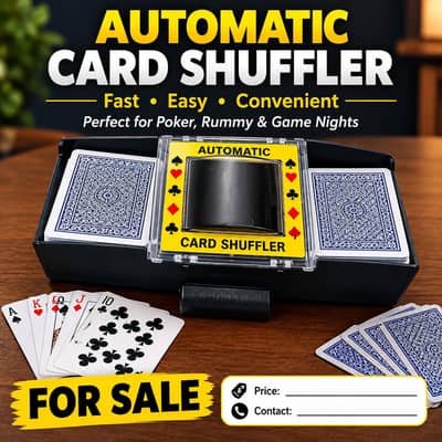 automatic cards shuffler