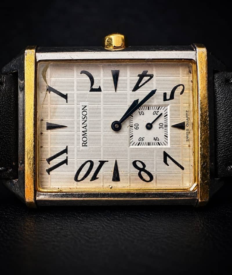 Romanson Rectangular Dress Watch. 0