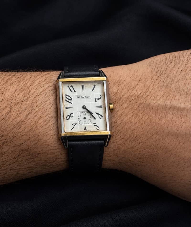 Romanson Rectangular Dress Watch. 2