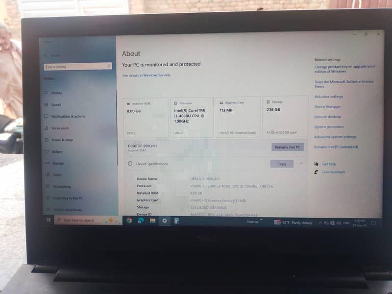 Dell laptop 4