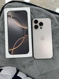 iphone 16 pro max mobile phone complete box