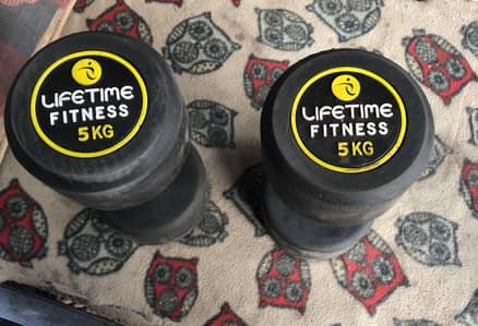 5+5kg dumbell pair
