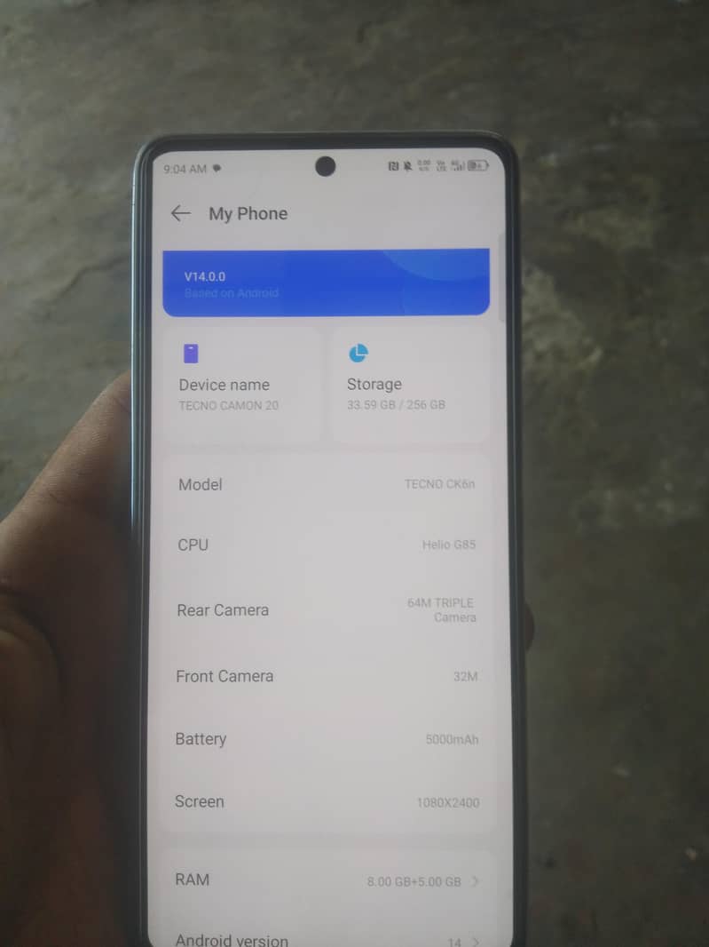 tecno camon 7