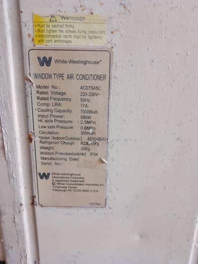 used window ac