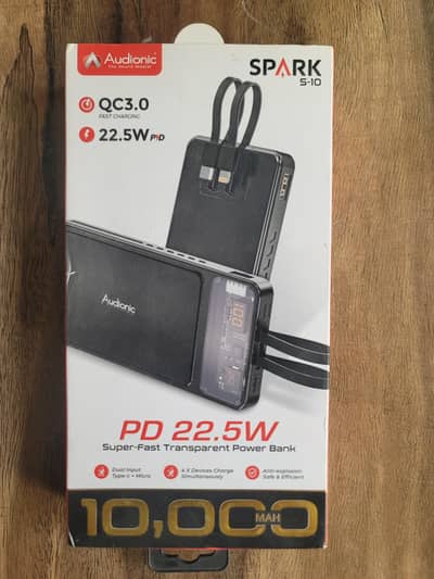 Power Bank 10000mAH Audionic Spark S-10 QC3.0 22.5W PD